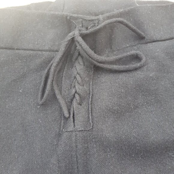 Zara Knit Lace Up Fly Lounge Pants Joggers Small - Picture 3 of 6